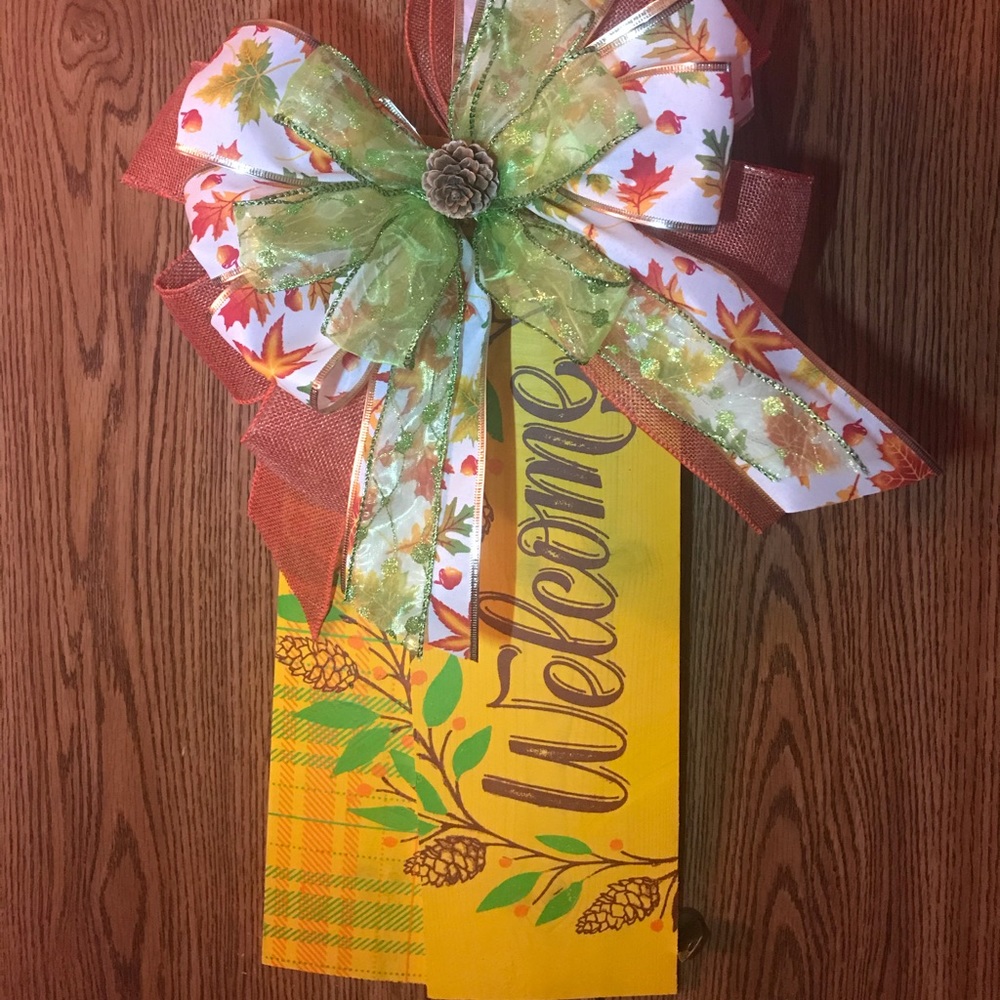Fall Welcome Door Tag